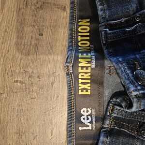 Lee Men's Dark Blue Relaxed Jeans